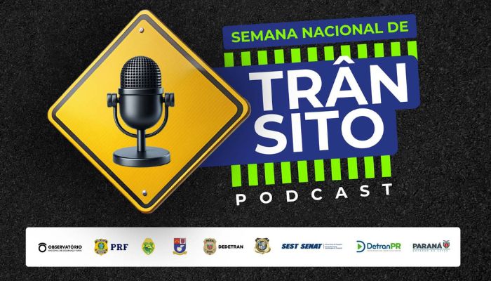  Semana Nacional de Trânsito: Detran-PR lança série de podcasts nesta quinta-feira